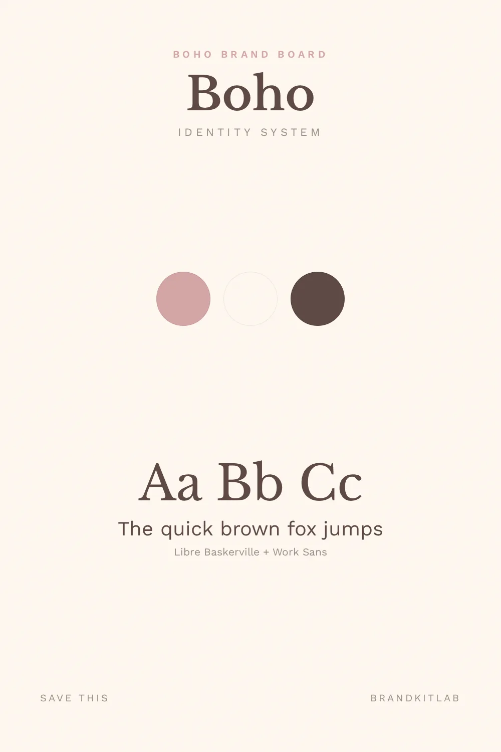 Boho Brand Board preview