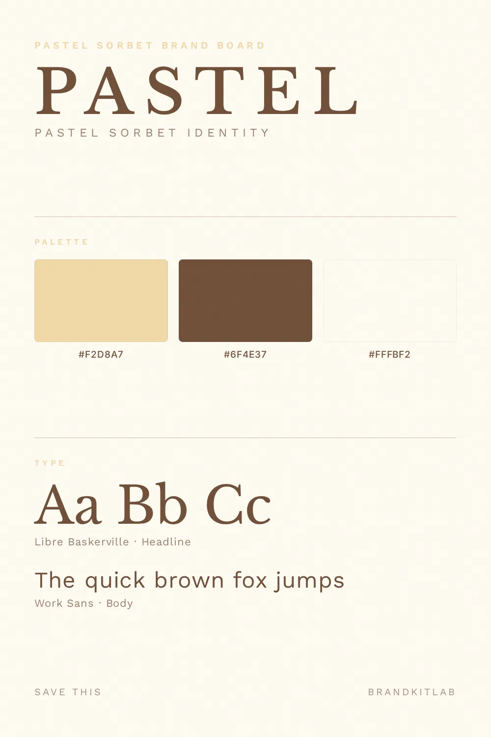 Pastel Sorbet Brand Board preview