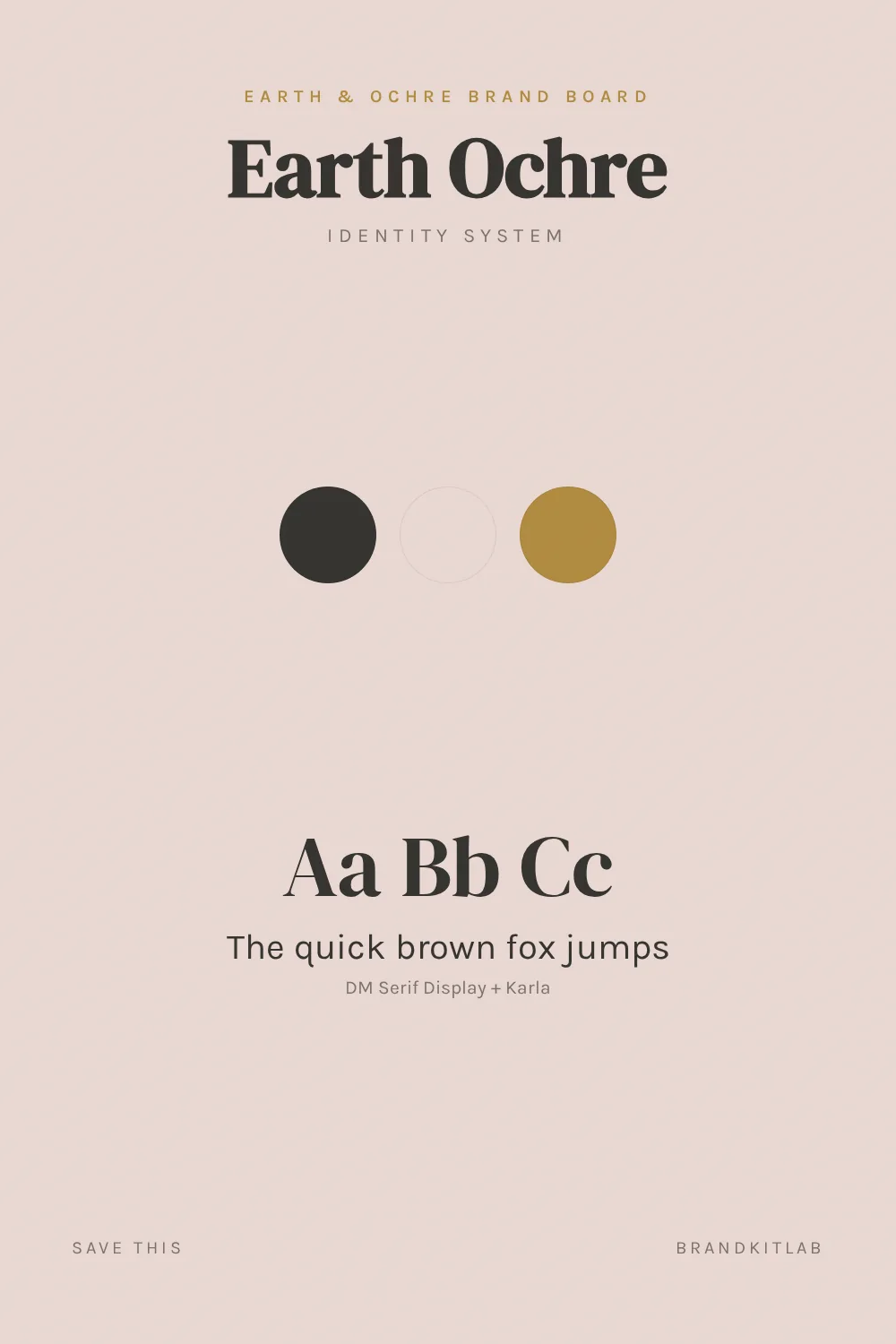 Earth & Ochre Brand Board preview