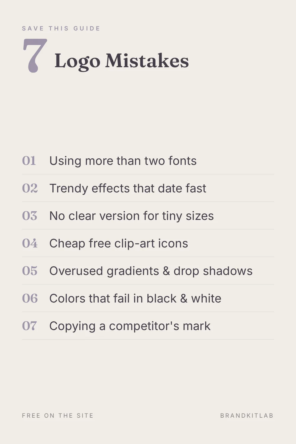 Logo Mistakes