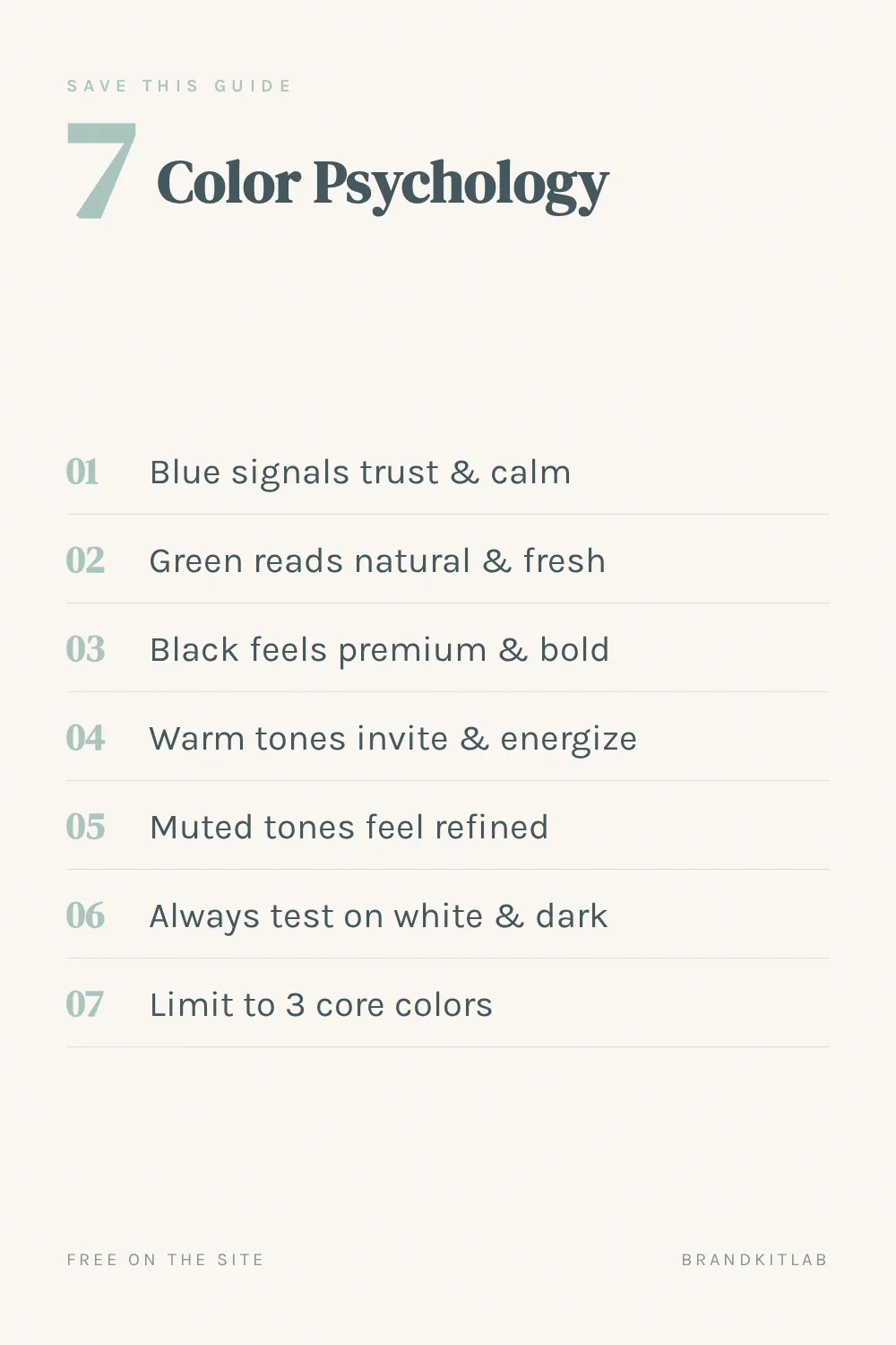 Brand Color Psychology