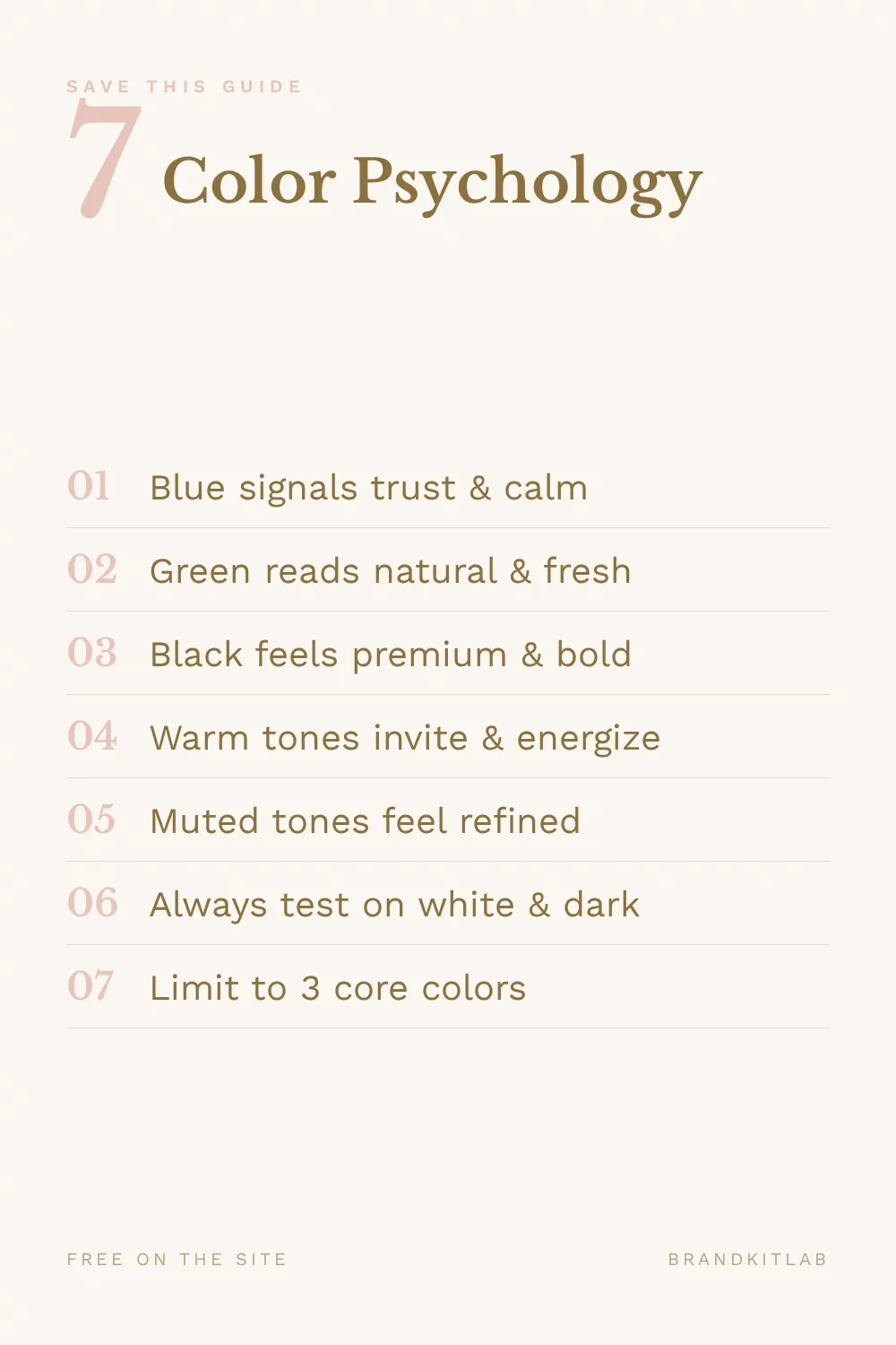 Brand Color Psychology