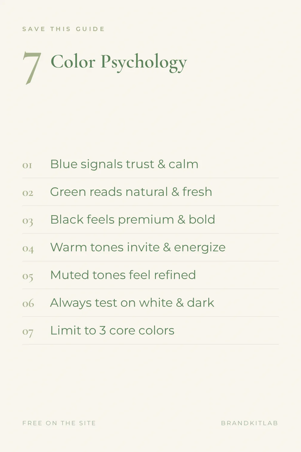 Brand Color Psychology