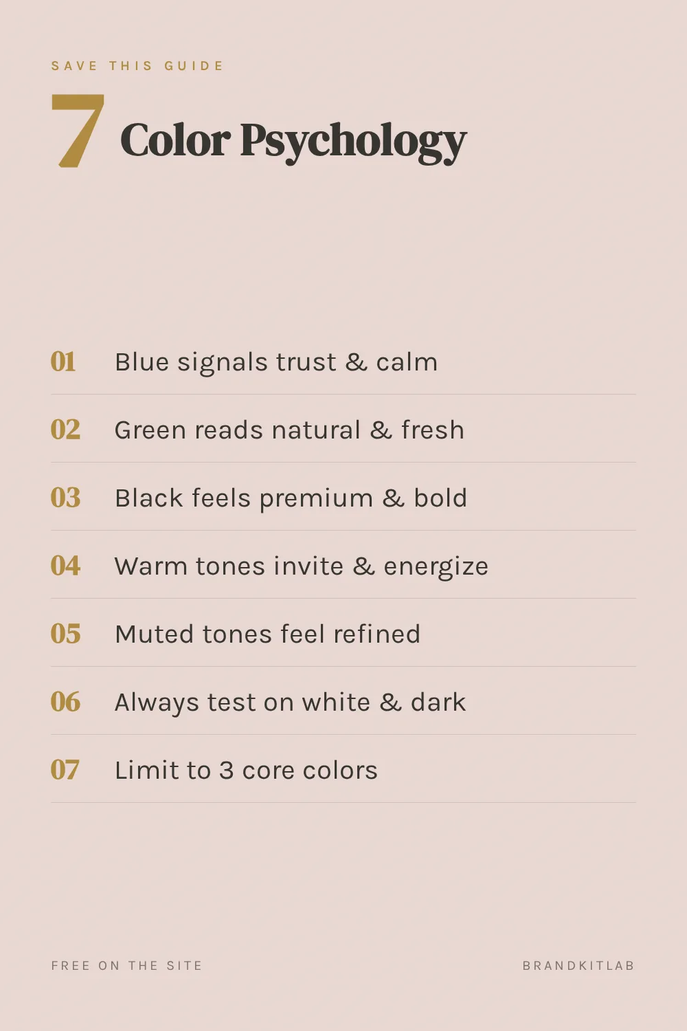 Brand Color Psychology