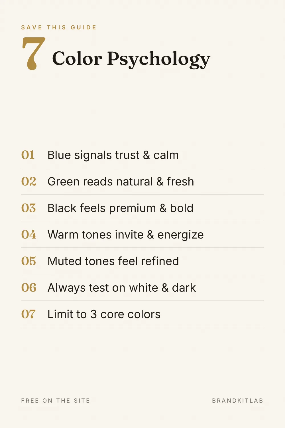 Brand Color Psychology