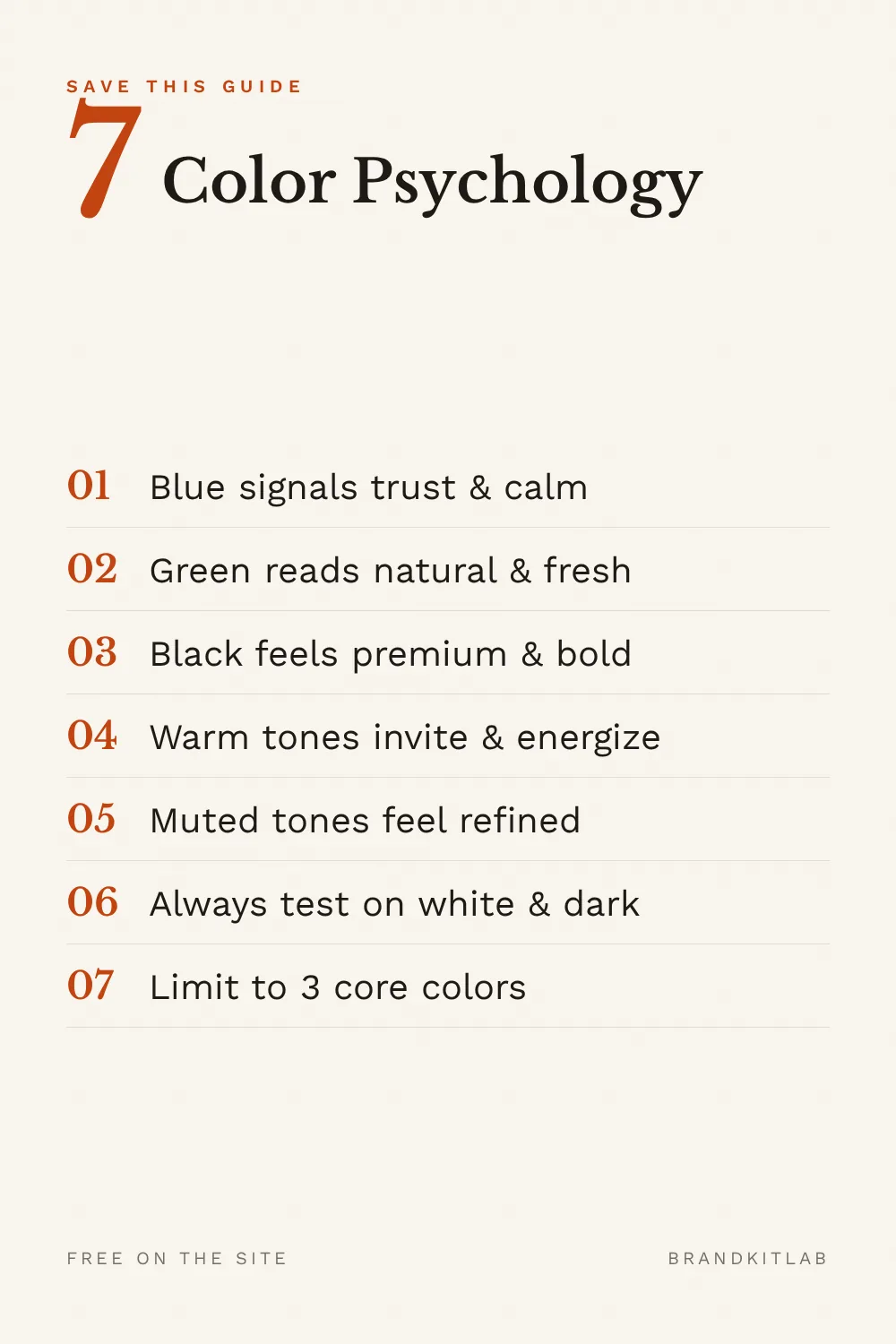 Brand Color Psychology