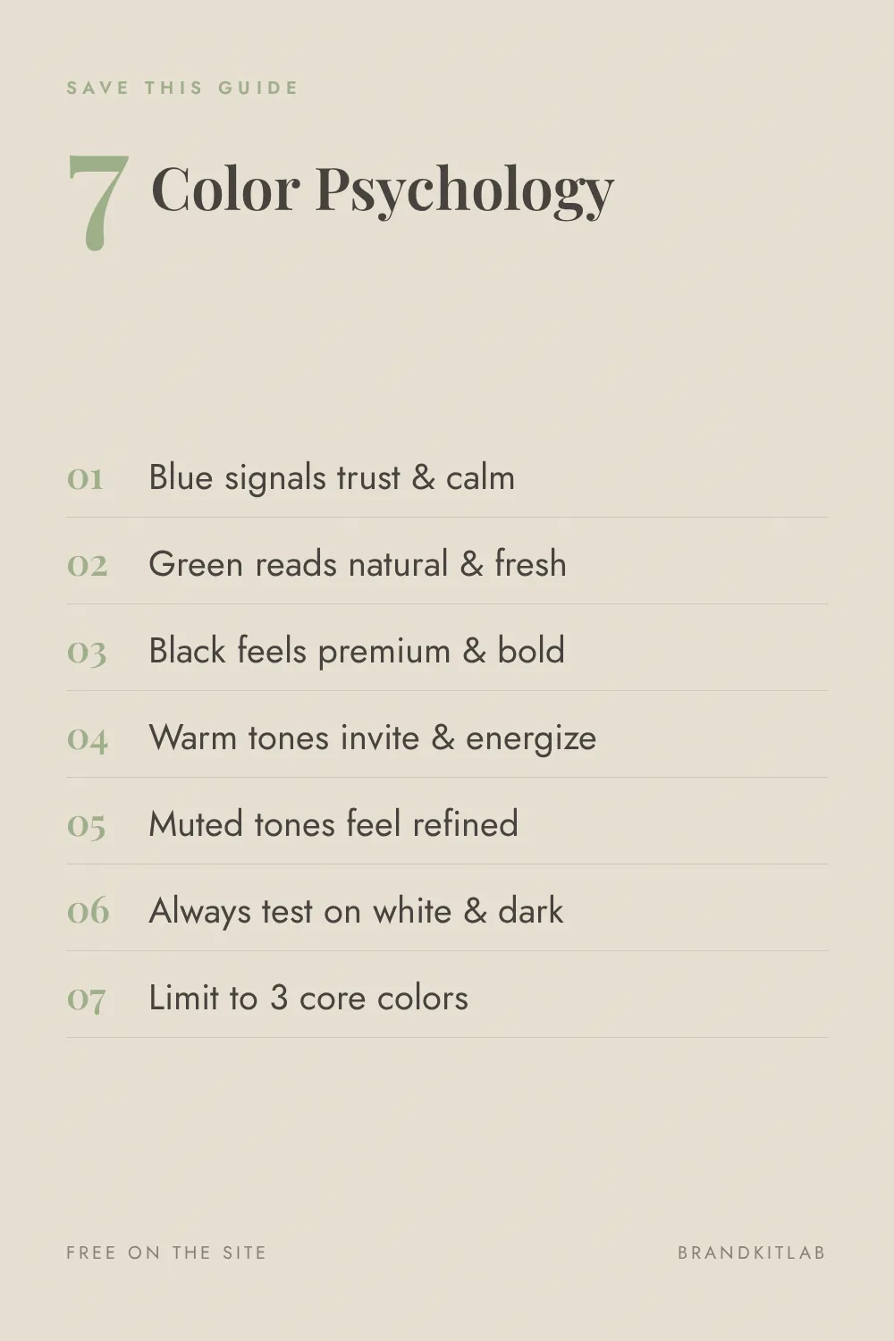 Brand Color Psychology