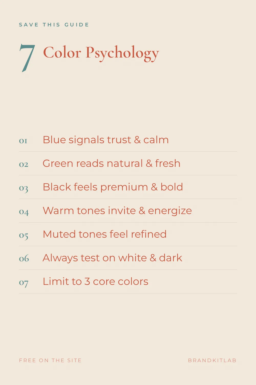 Brand Color Psychology