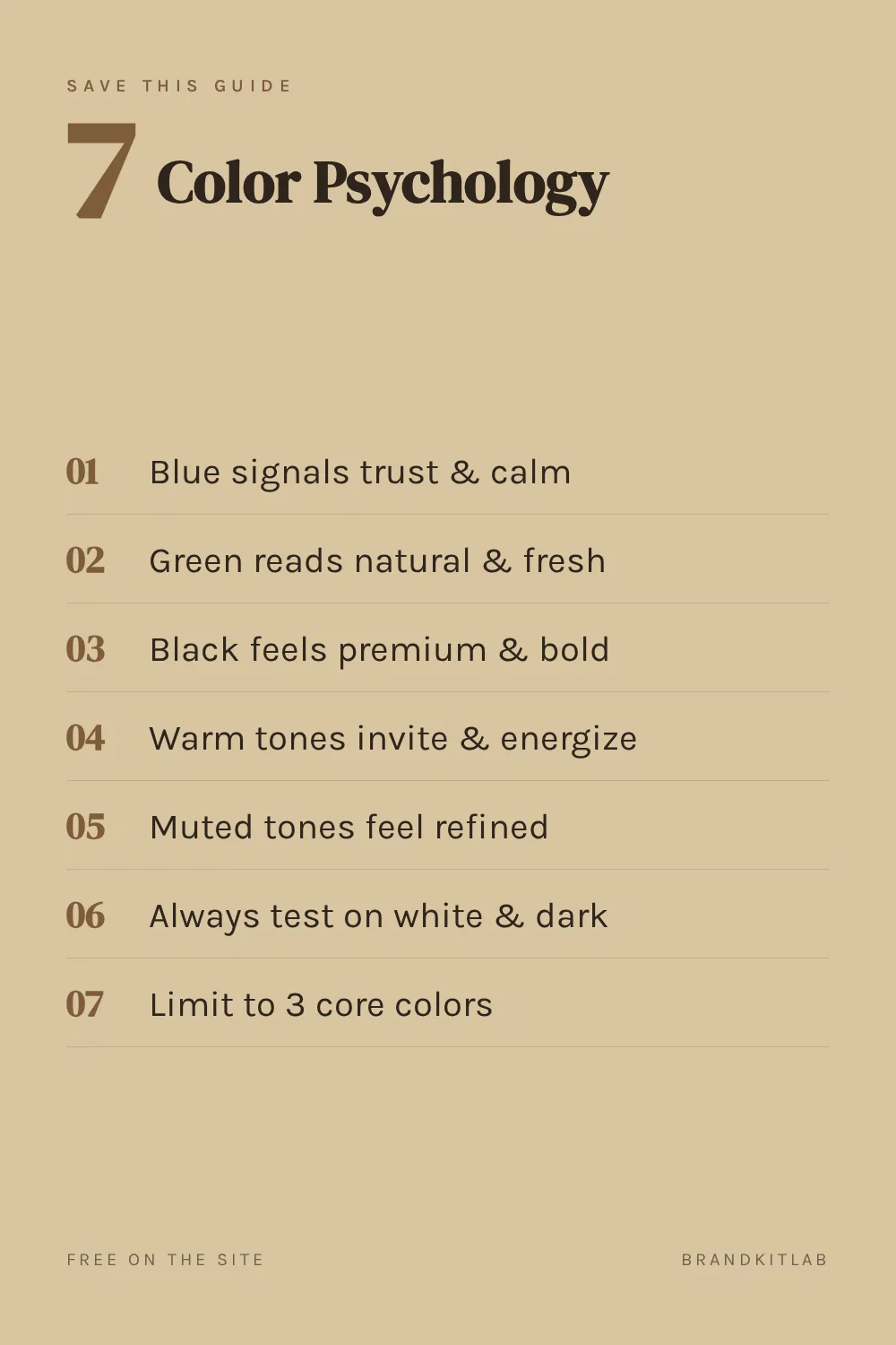 Brand Color Psychology