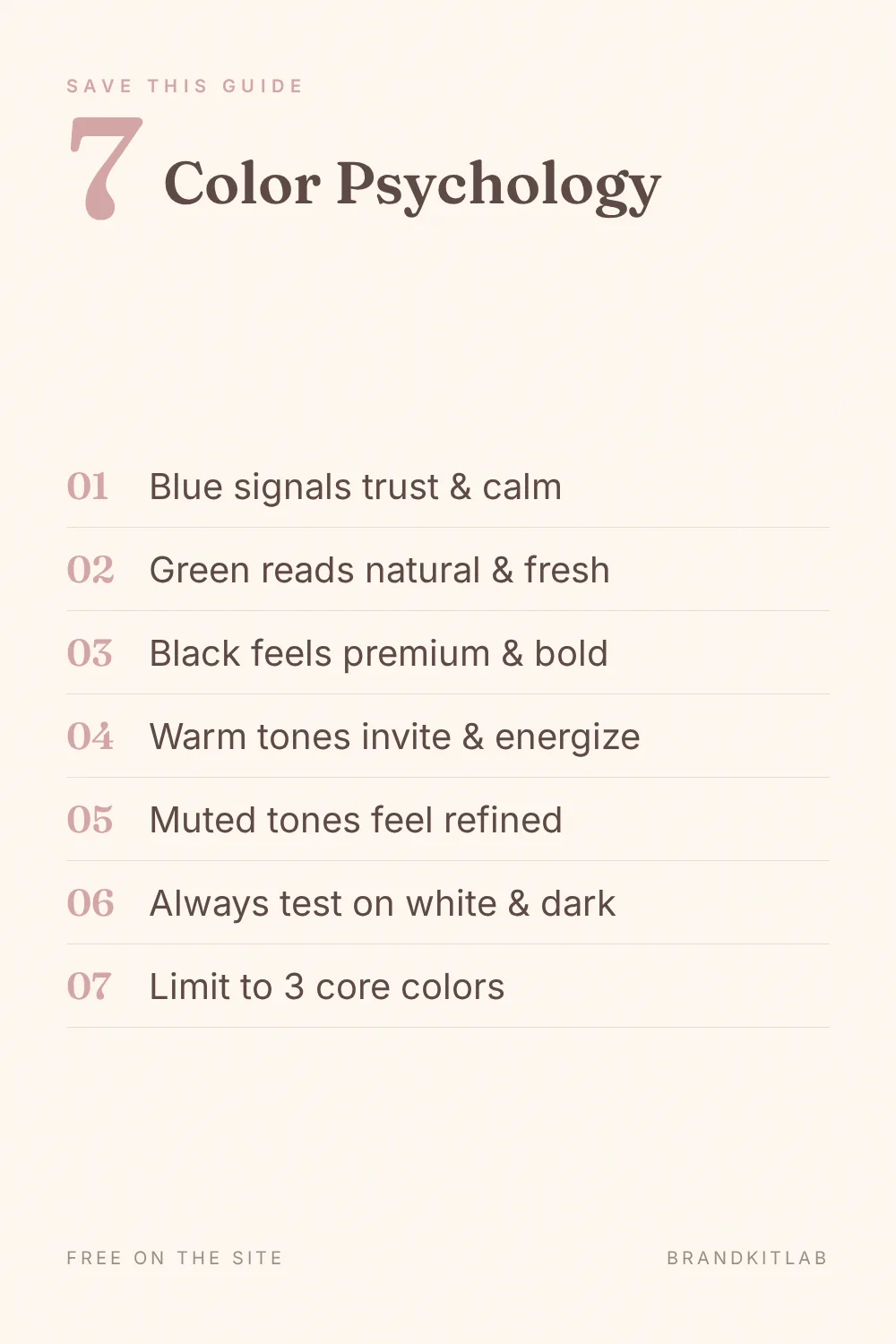 Brand Color Psychology