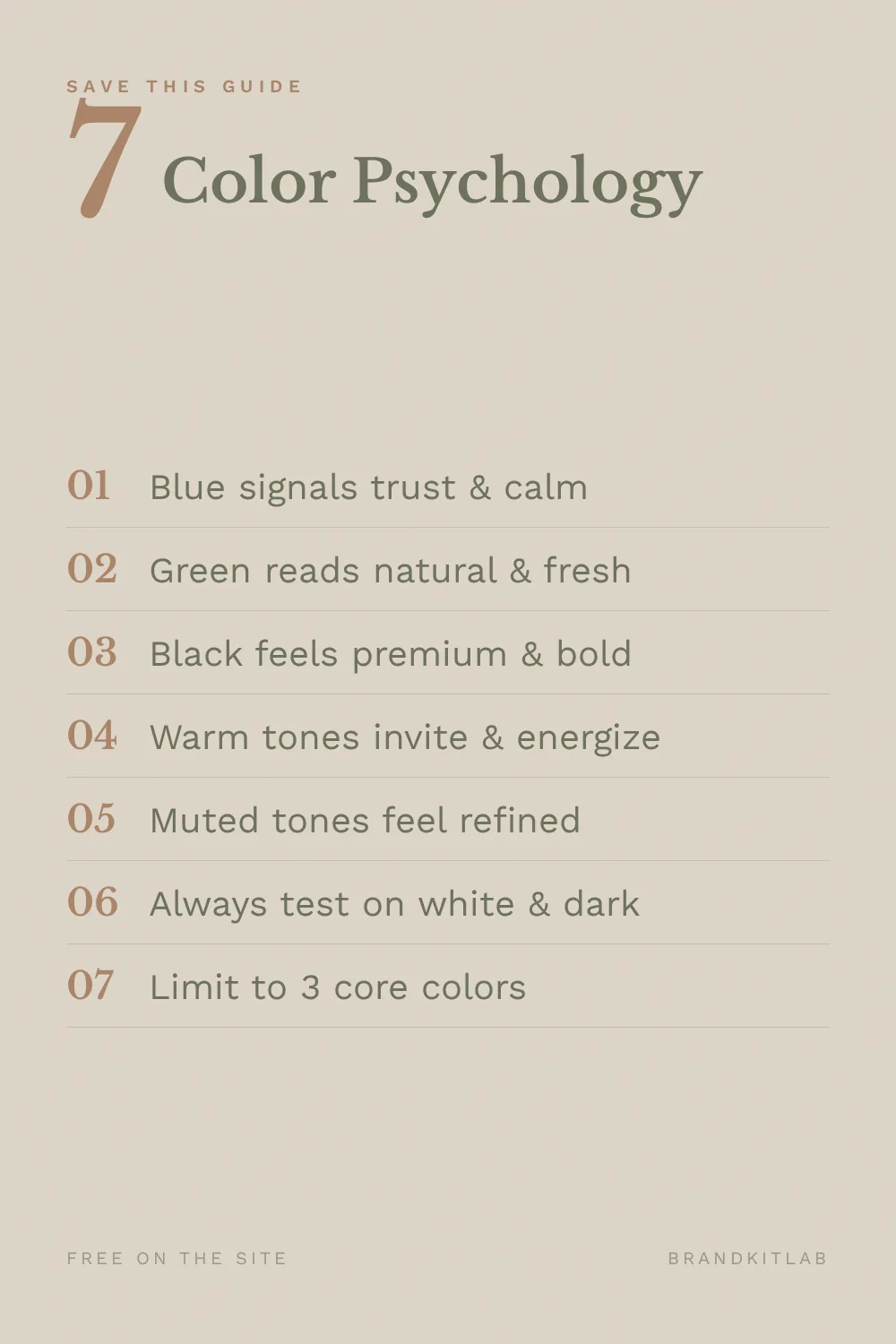 Brand Color Psychology