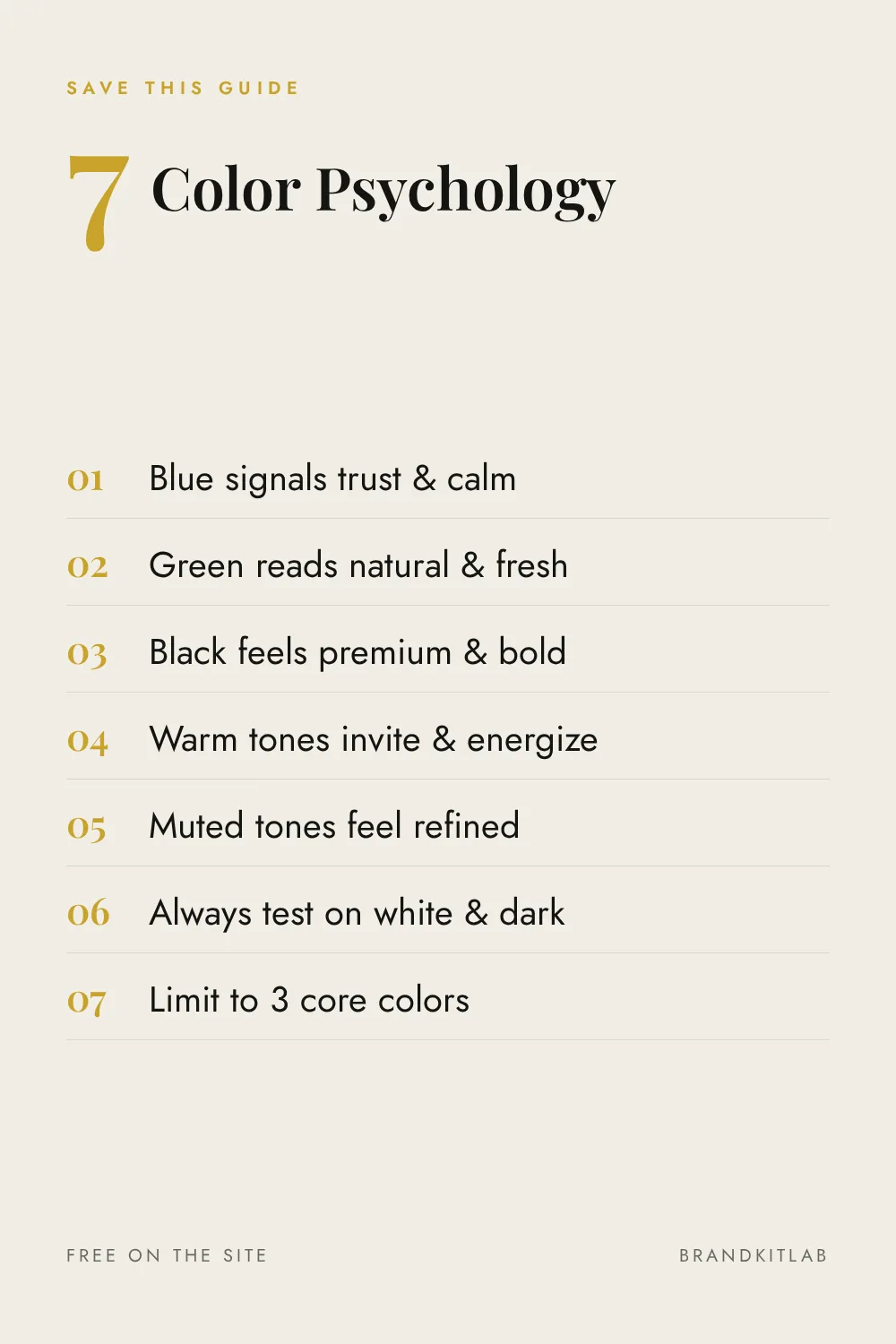 Brand Color Psychology