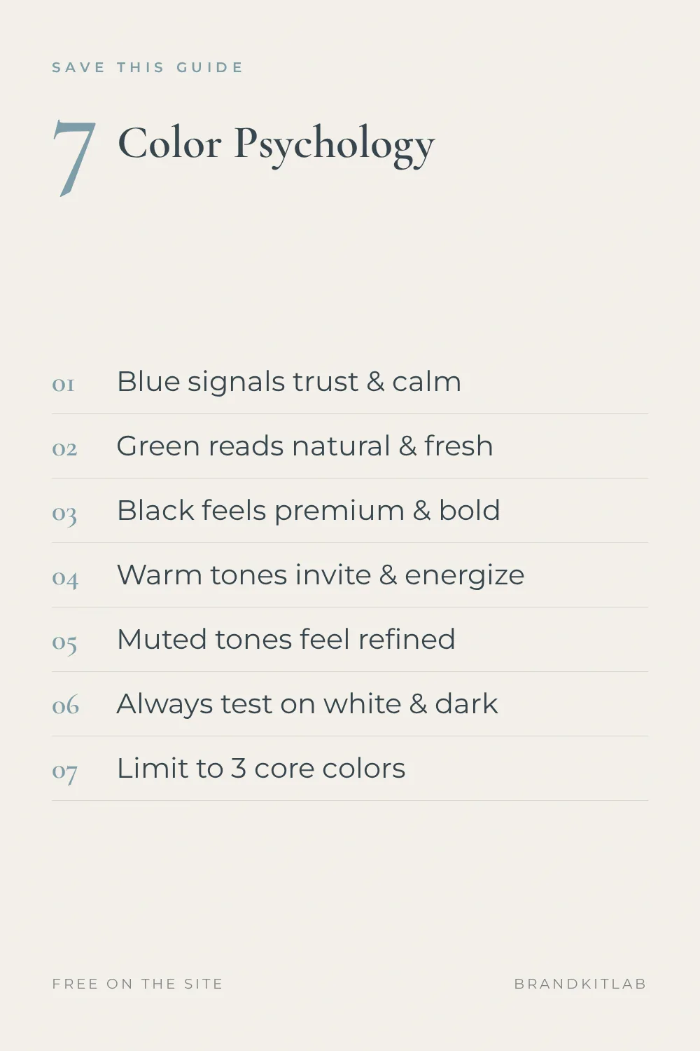 Brand Color Psychology