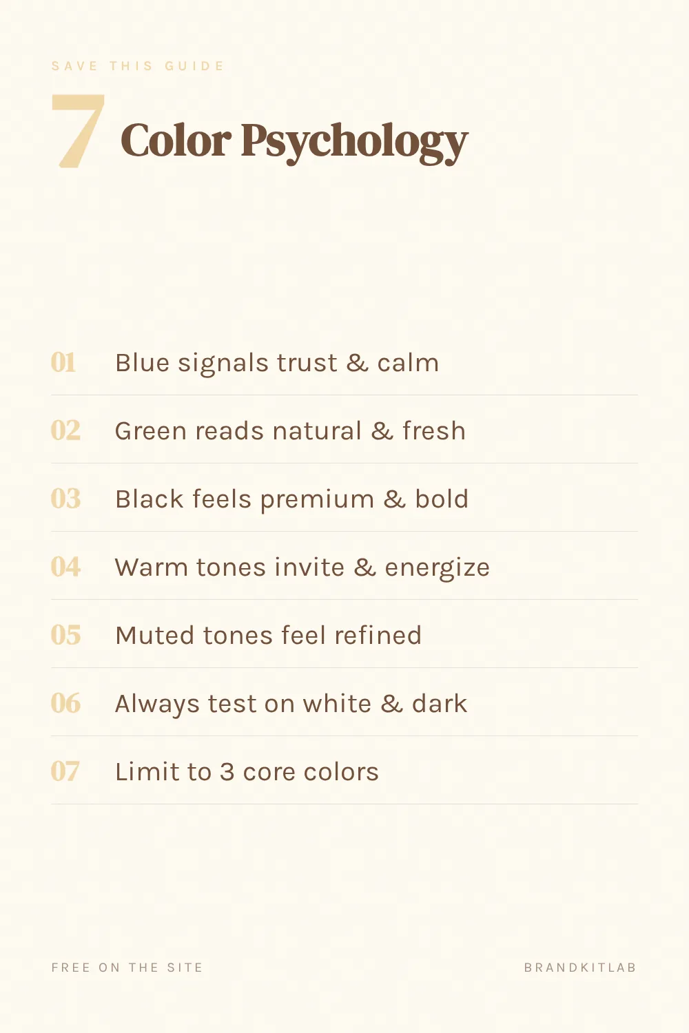 Brand Color Psychology