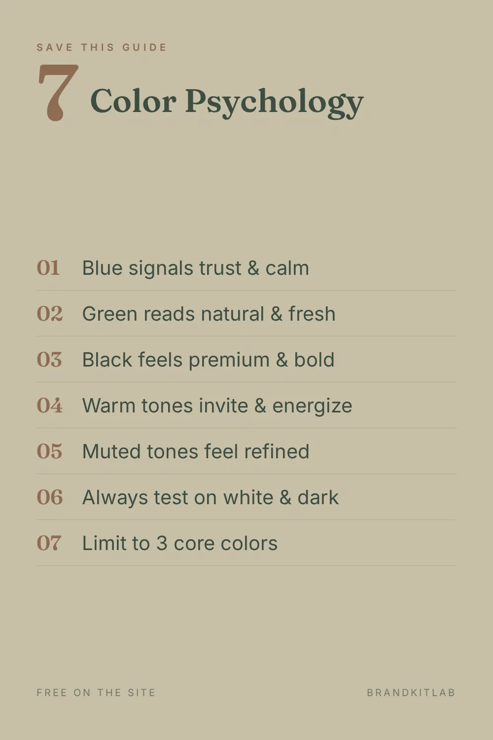 Brand Color Psychology