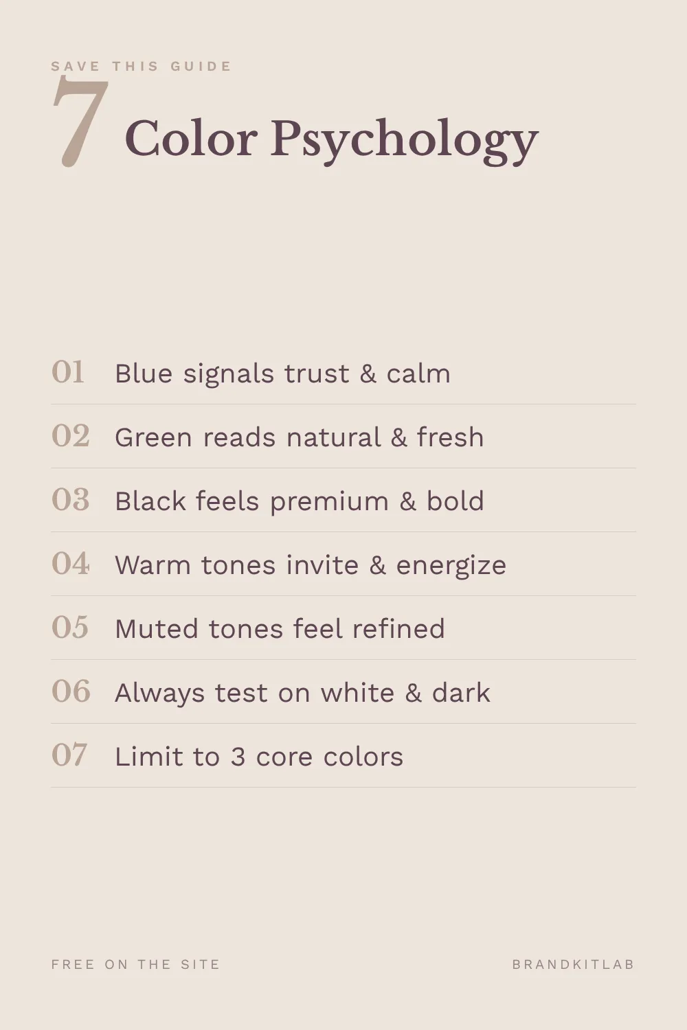 Brand Color Psychology