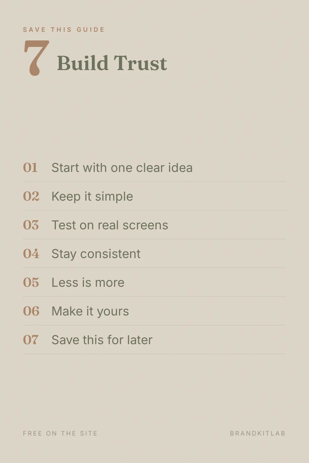Trust Signals