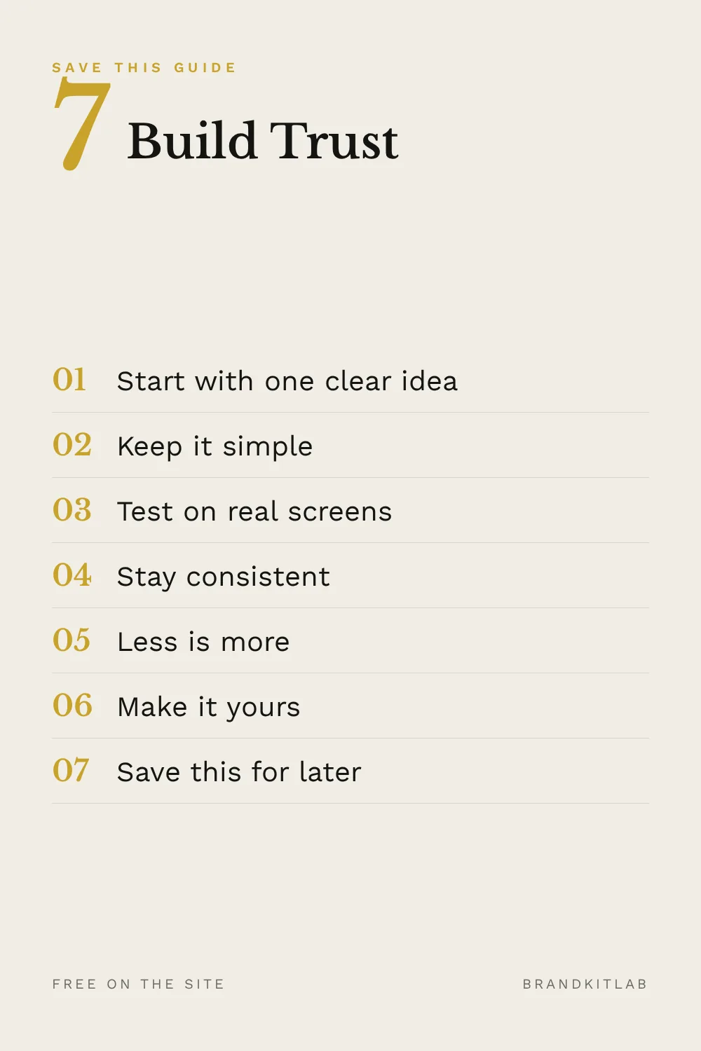 Trust Signals