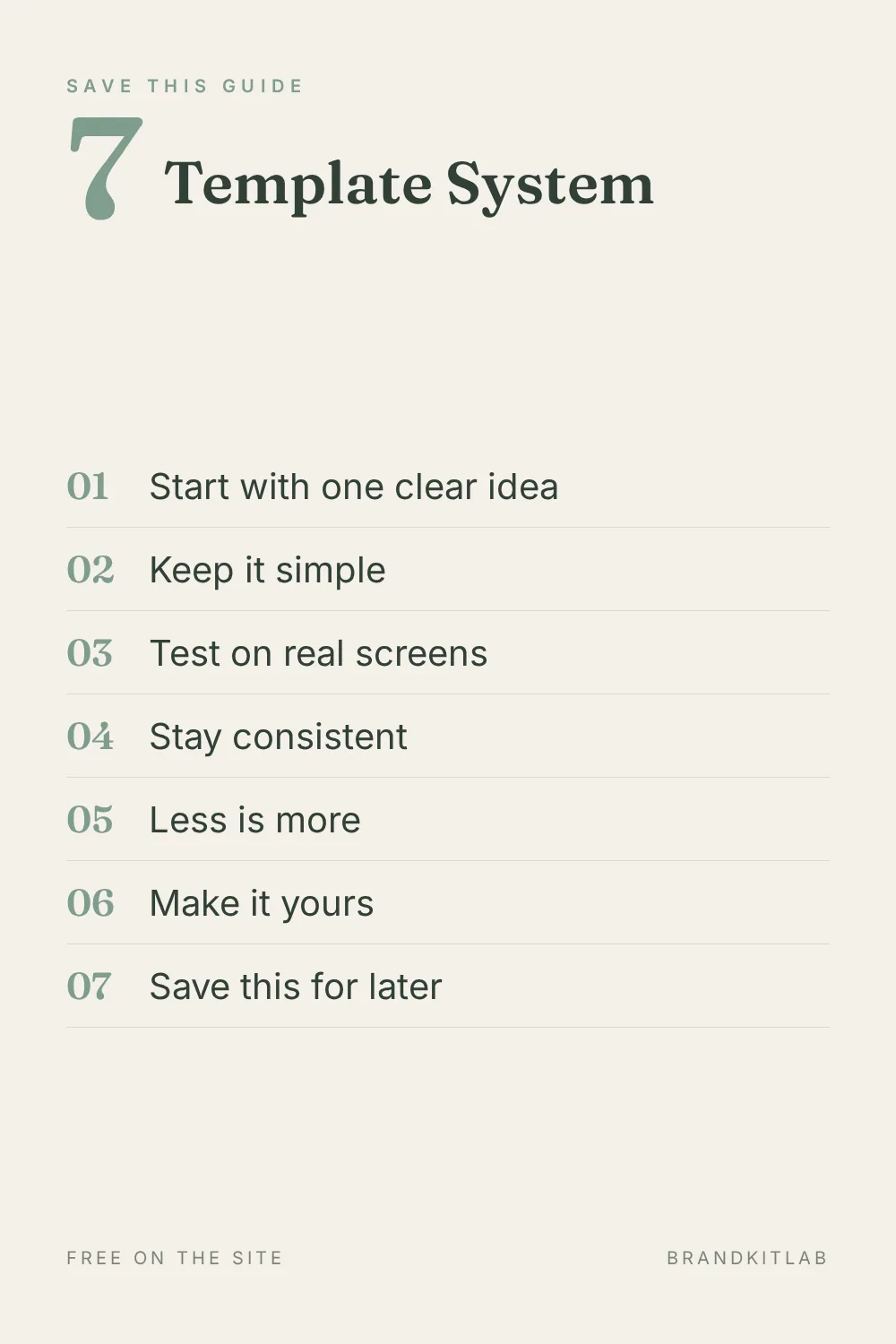 Template System