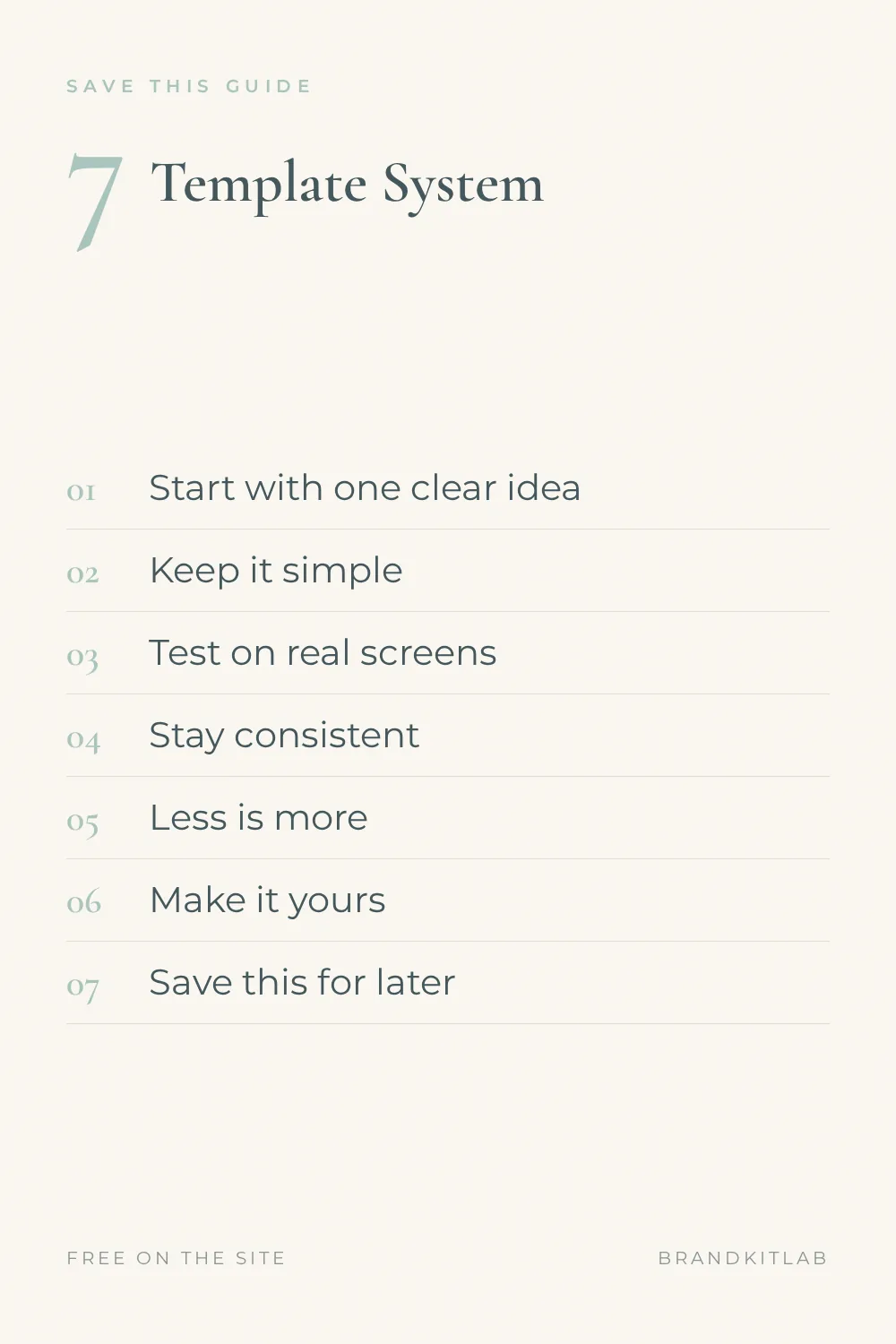 Template System