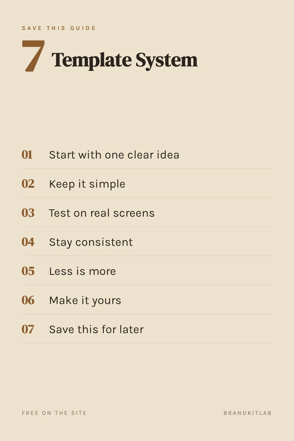 Template System