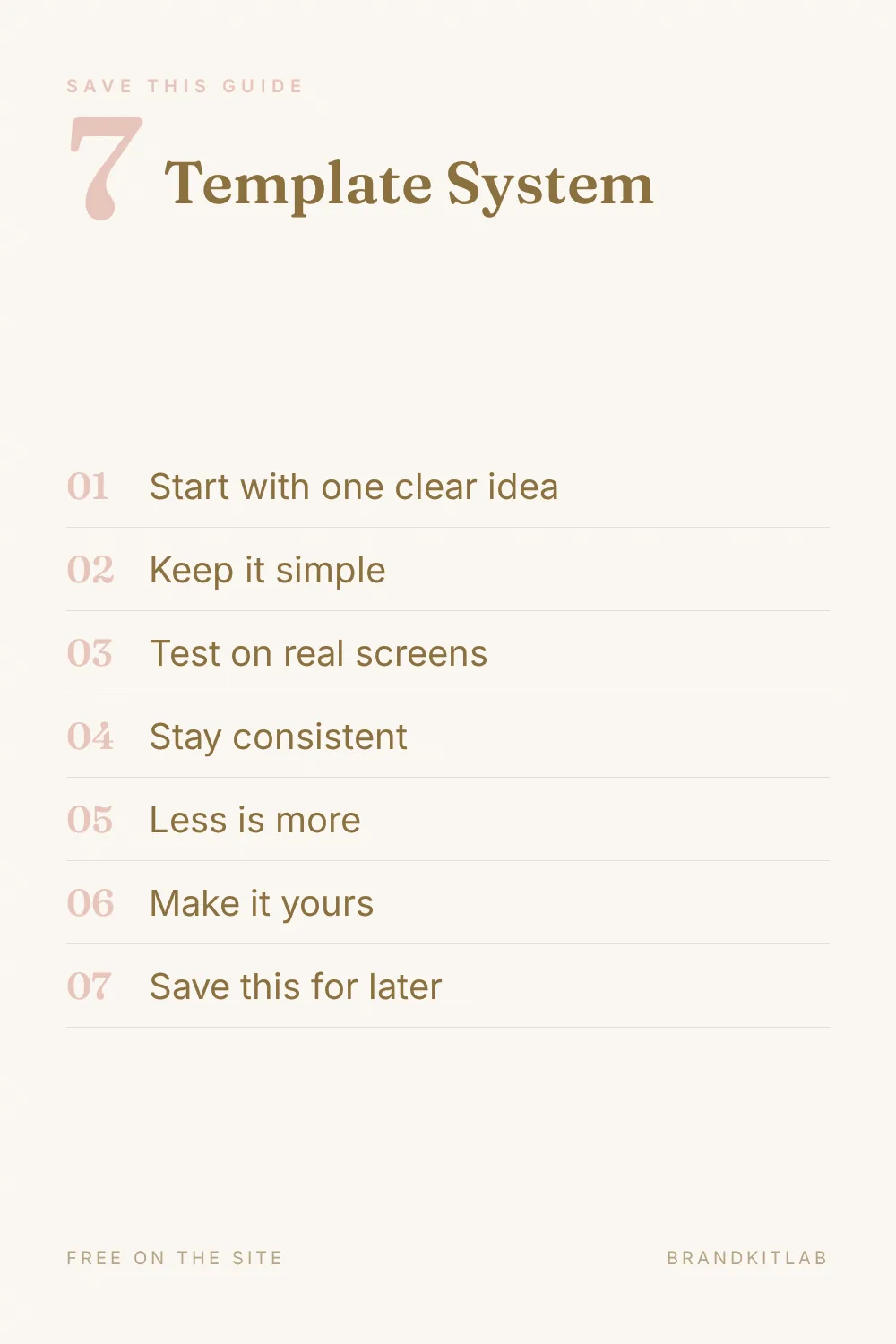 Template System