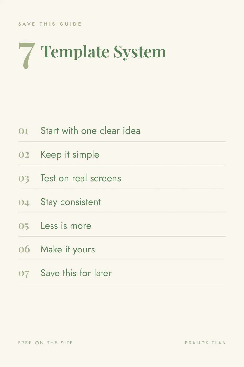 Template System