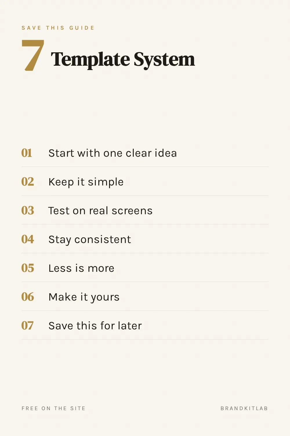 Template System