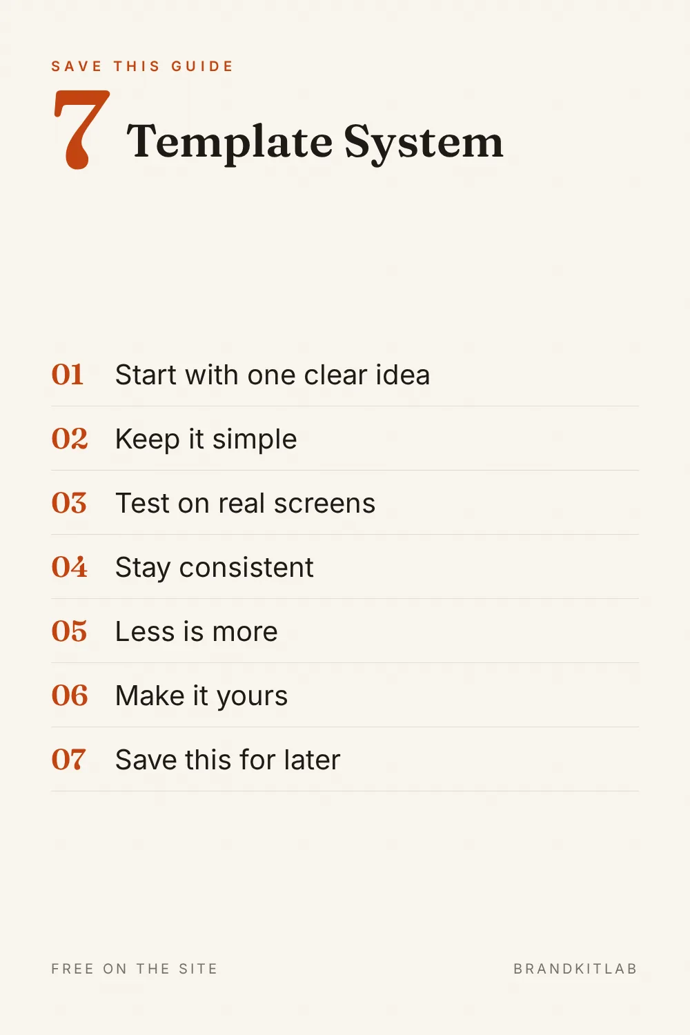 Template System