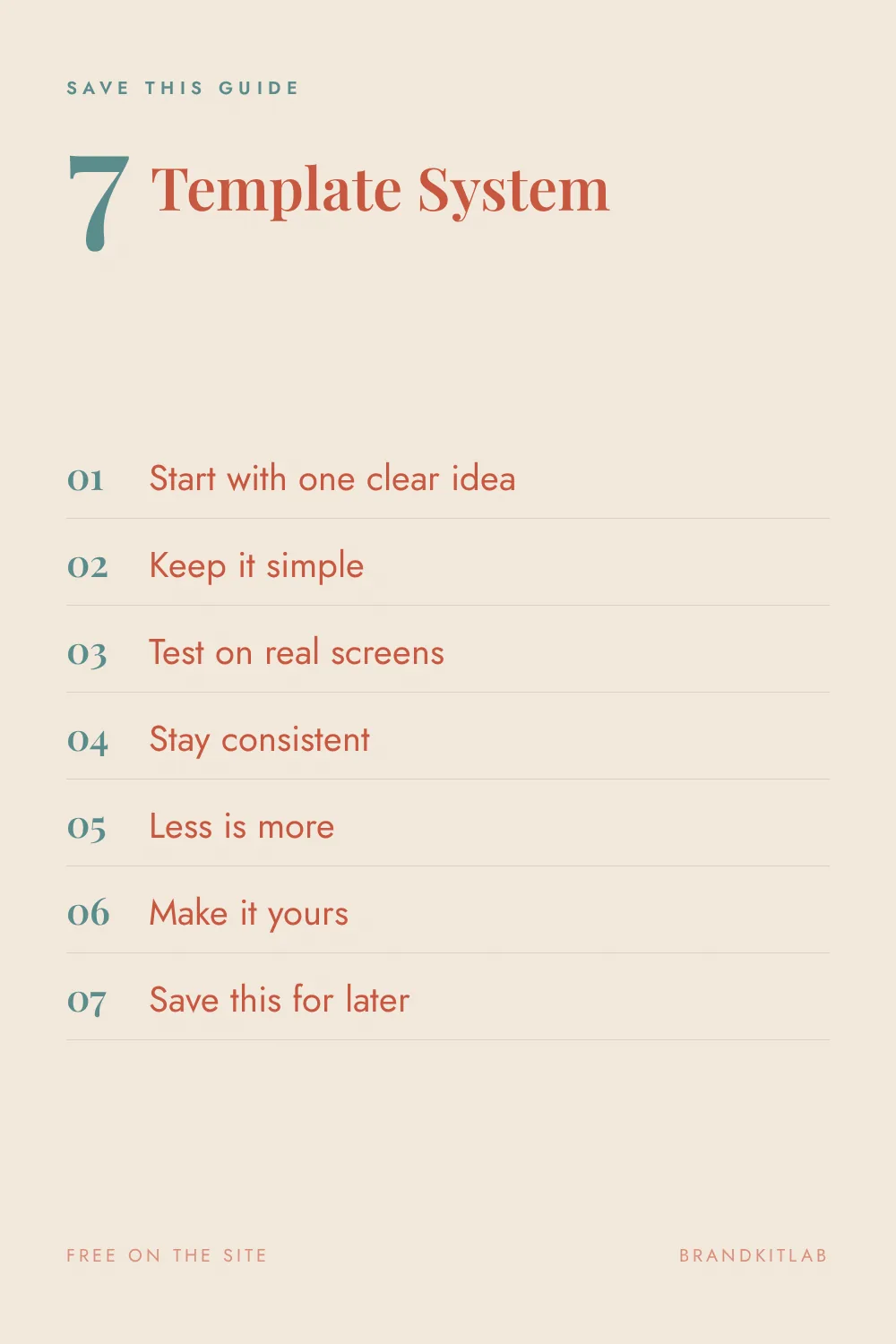 Template System