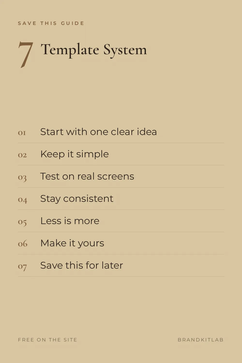 Template System