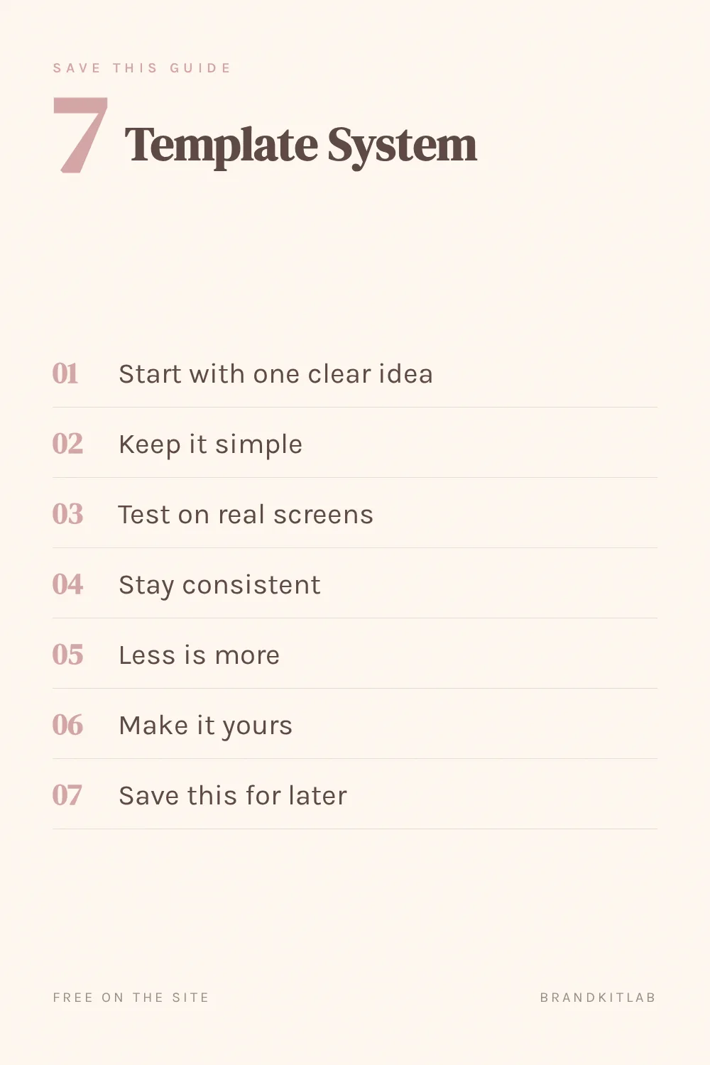Template System