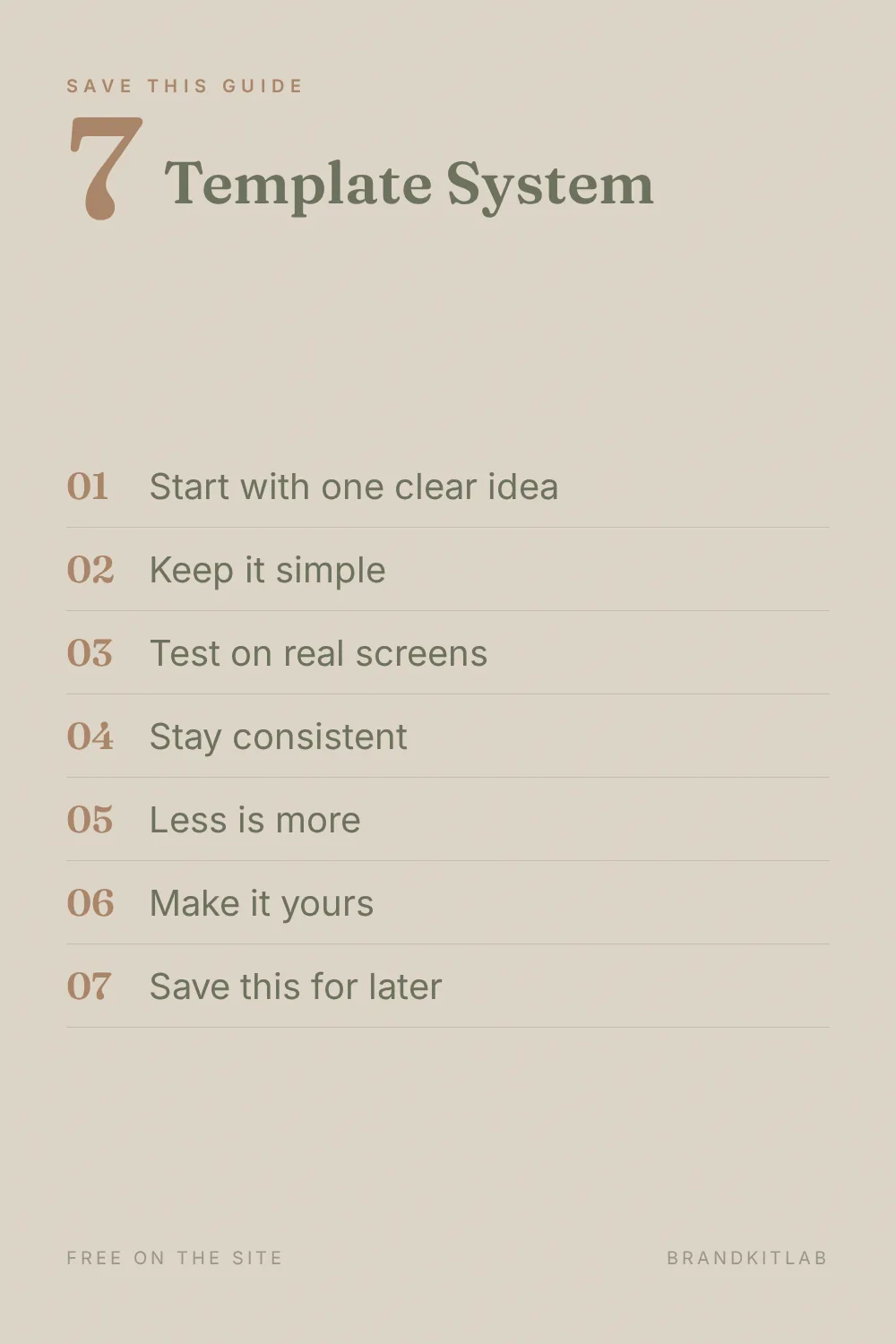 Template System